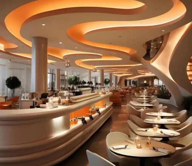 這么棒的餐飲店裝修效果圖案例，你不想看看嗎？