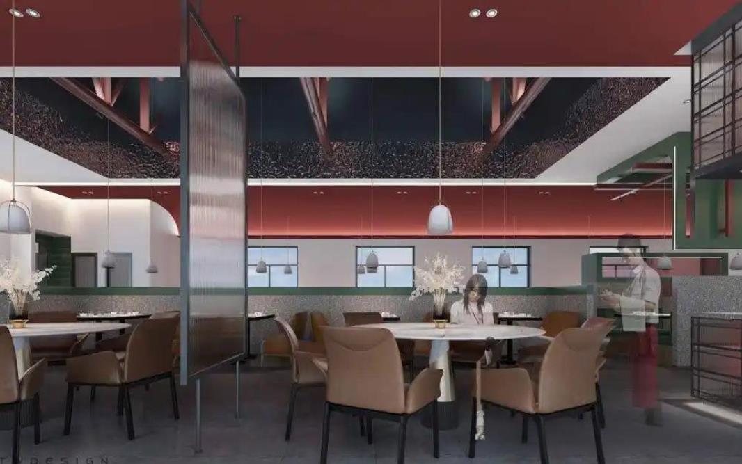 合肥蝦王餐飲店裝修設計效果圖案例