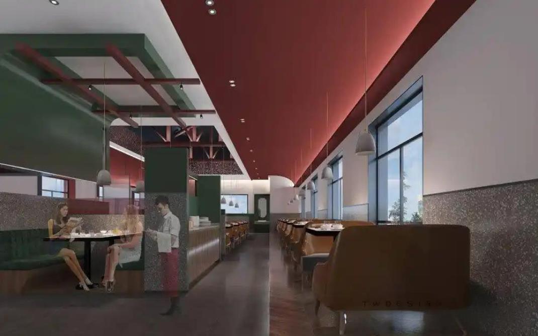 合肥蝦王餐飲店裝修設計效果圖案例