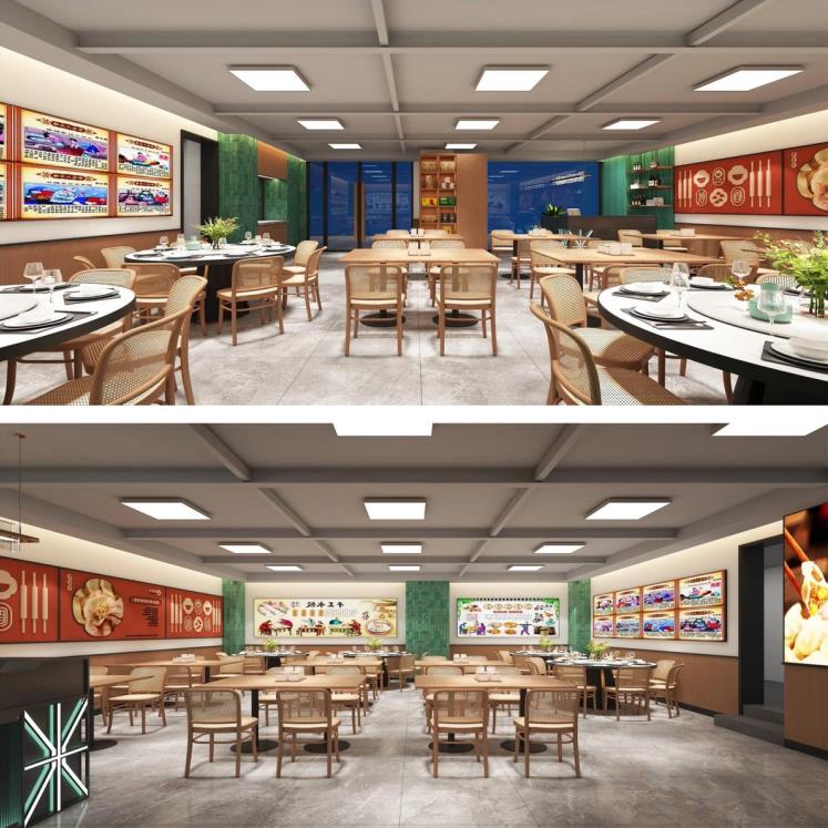 現(xiàn)代簡約風格餐飲店設計效果圖案例 現(xiàn)代簡約風格餐飲店設計效果圖案例