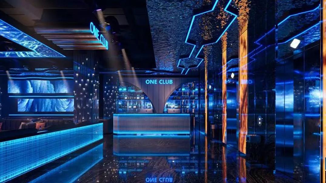 300平酒吧裝修設計效果圖，16.8