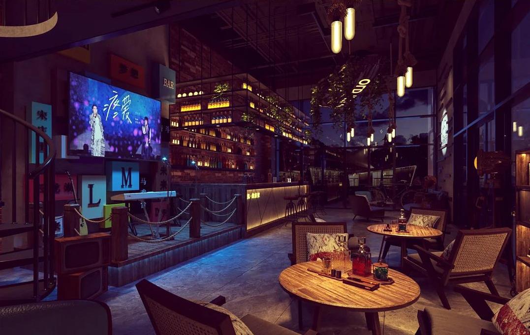 重慶酒吧裝修效果圖案例，打造超有氛圍感的重慶酒吧?