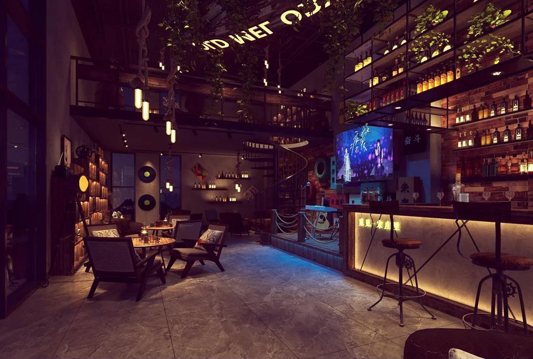 重慶酒吧裝修效果圖案例，打造超有氛圍感的重慶酒吧?