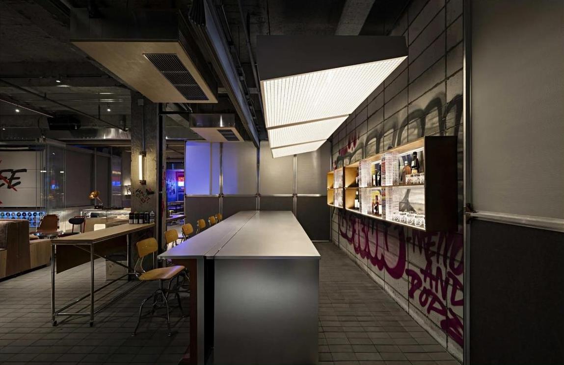 工業(yè)風(fēng)酒吧裝修效果圖，粗獷又精致！