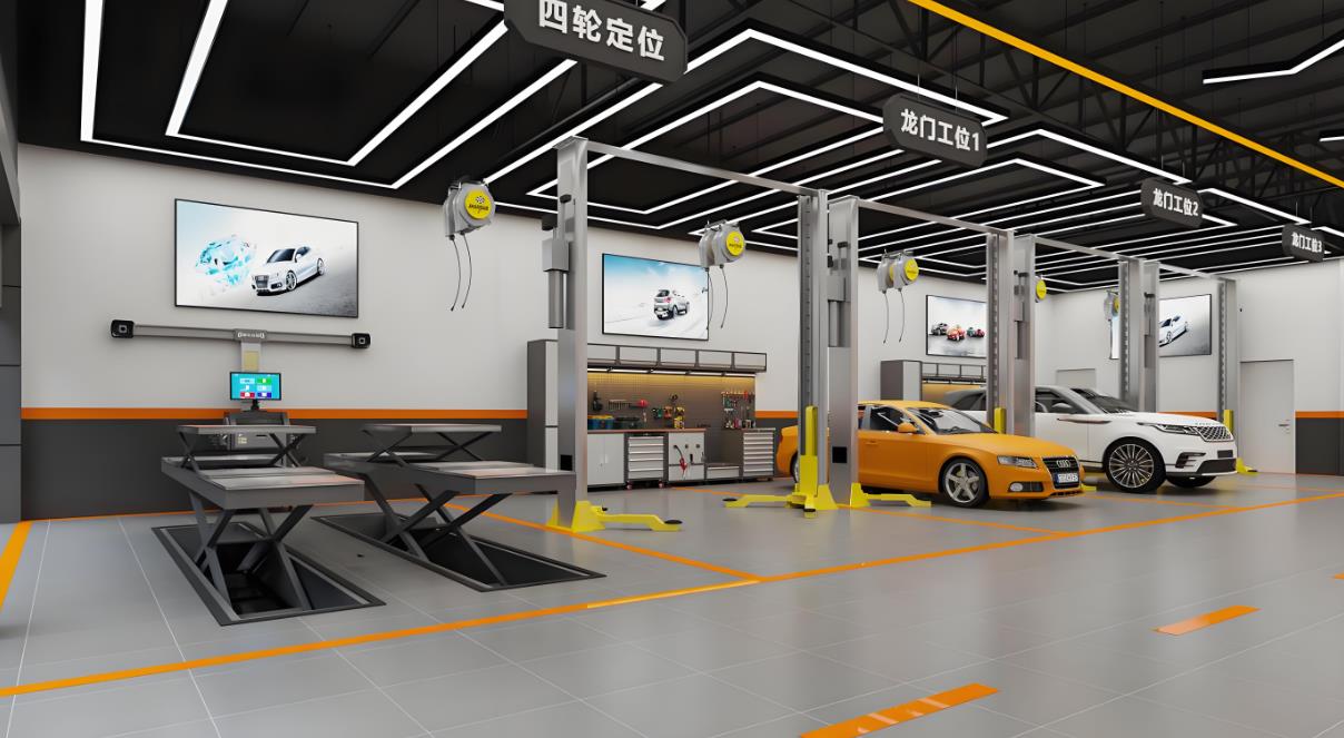 南方路捷汽車維修店裝修效果圖