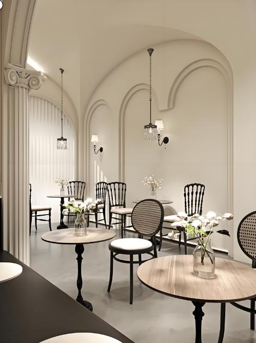 46㎡法式甜品店設(shè)計(jì)案例