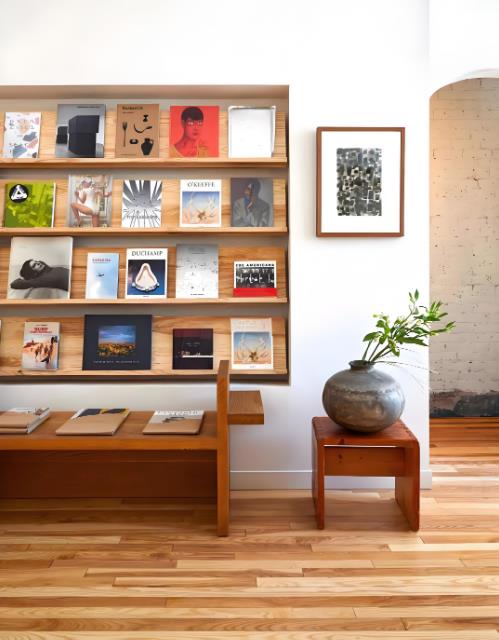 甜品店裝修設(shè)計(jì)，清新ins風(fēng)原木系咖啡甜品店