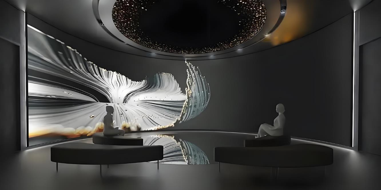 驚艷展廳裝修設(shè)計(jì),企業(yè)健康科普展廳裝修效果圖