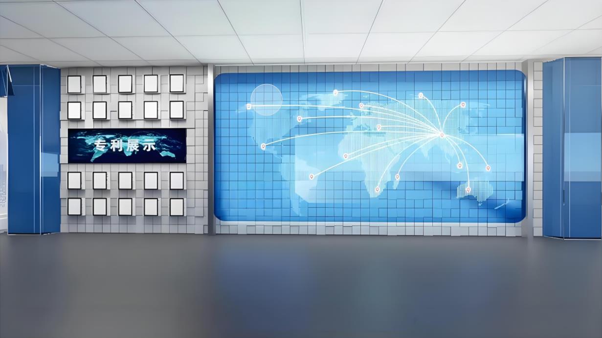 紡織企業(yè)文化展廳效果圖