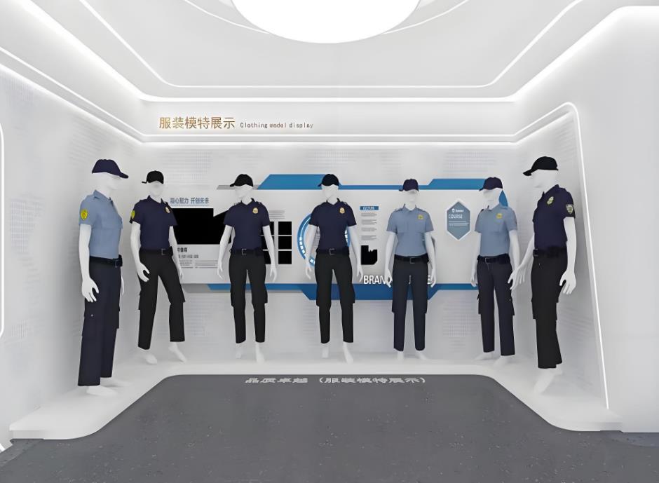 服裝企業(yè)文化展廳設(shè)計(jì)效果圖案例