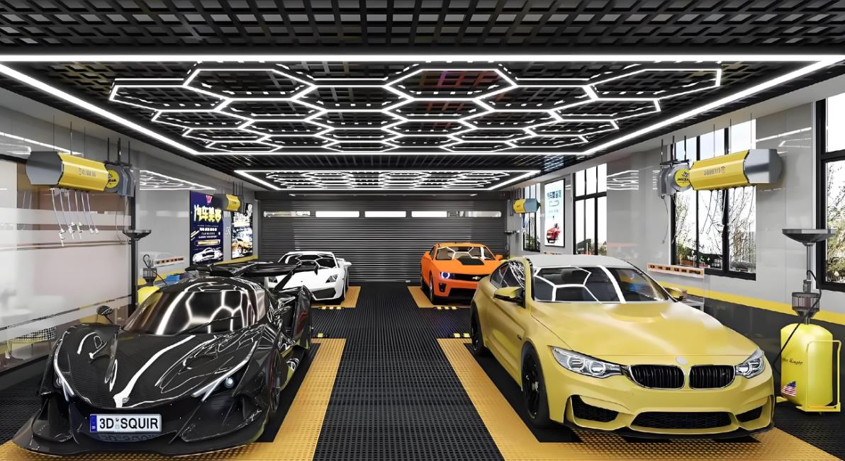 100㎡重慶汽車美容店裝修報價單明細表