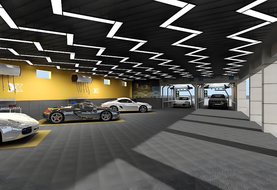 100㎡重慶汽車美容店裝修費(fèi)用明細(xì)